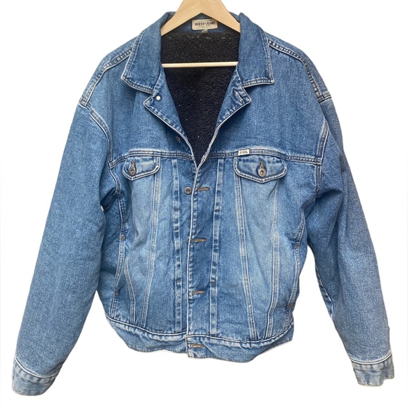 Vintage GUESS Men’s Denim Jacket! 🤠 - Picture 1 of 8